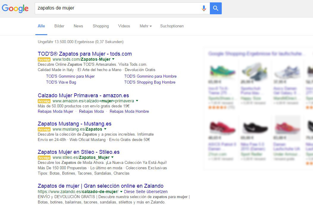 SERP de Google 01