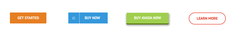 UX avada buttons